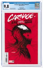 CARNAGE: BLACK, WHITE & BLOOD #1 MAY 2021 CGC 9.8 NM/MINT (GLEASON VARIANT COVER).