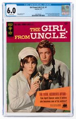 GIRL FROM U.N.C.L.E. #1 JANUARY 1967 CGC 6.0 FINE.