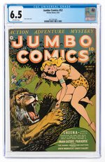 JUMBO COMICS #52 JUNE 1943 CGC 6.5 FINE+.