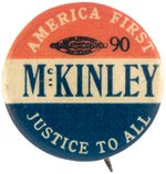 WILLIAM B. McKINLEY 1916 CONGRERSSIONAL BUTTON.