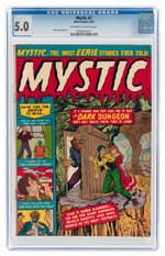 MYSTIC #2 MAY 1951 CGC 5.0 VG/FINE.