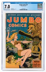 JUMBO COMICS #62 APRIL 1944 CGC 7.0 FINE/VF.