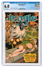 JUNGLE COMICS #77 MAY 1946 CGC 6.0 FINE.