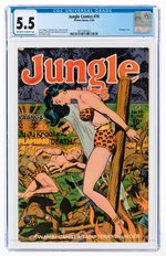 JUNGLE COMICS #78 JUNE 1946 CGC 5.5 FINE-.