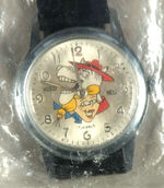 JAY WARD 1969 DUDLEY DO-RIGHT'S "HORSE/NELL" WATCH WITH 17 JEWELS.