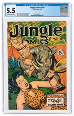 JUNGLE COMICS #109 JANUARY 1949 CGC 5.5 FINE-.