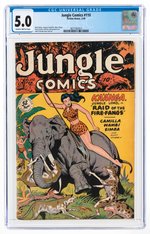 JUNGLE COMICS #110 FEBRUARY 1949 CGC 5.0 VG/FINE.