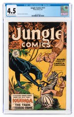 JUNGLE COMICS #111 MARCH 1949 CGC 4.5 VG+.