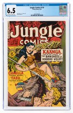 JUNGLE COMICS #116 AUGUST 1949 CGC 6.5 FINE+.