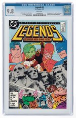 LEGENDS #3 JANUARY 1987 CGC 9.8 NM/MINT (FIRST NEW SUICIDE SQUAD).