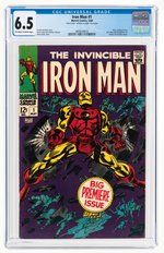 IRON MAN #1 MAY 1968 CGC 6.5 FINE+.