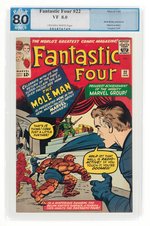 FANTASTIC FOUR #22 JANUARY 1964 PGX 8.0 VF.