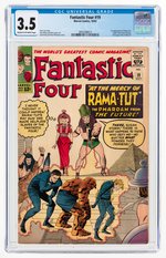 FANTASTIC FOUR #19 OCTOBER 1963 CGC 3.5 VG- (FIRST RAMA-TUT).