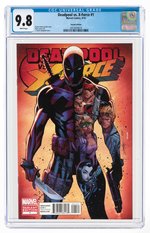 DEADPOOL VS. X-FORCE #1 SEPTEMBER 2014 CGC 9.8 NM/MINT (VARIANT COVER).