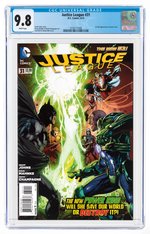 JUSTICE LEAGUE #31 AUGUST 2014 CGC 9.8 NM/MINT (FIRST FULL JESSICA CRUZ).