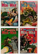 ALL AMERICAN MEN OF WAR SILVER AGE LOT OF 11 ISSUES.