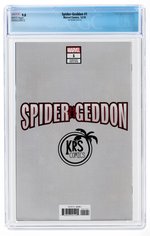 SPIDER-GEDDON #1 DECEMBER 2018 CGC 9.8 NM/MINT (TAN VARIANT COVER B).