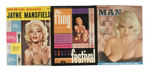 MEN'S MAGAZINE LOT FEATURING JAYNE MANSFIELD.