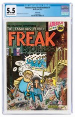 FABULOUS FURRY FREAK BROTHERS #1 1971 CGC 5.5 FINE- (SIXTH PRINTING).