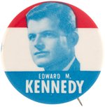 EDWARD M. KENNEDY C. 1962 SMALL SIZE CELLO. BUTTON FOR 1ST RUN FOR SENATE.