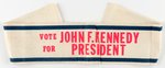 FULL BODY FABRIC SASH 5.5 FEET LONG "VOTE JOHN F. KENNEDY FOR PRESIDENT".