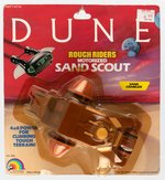 DUNE ROUGH RIDERS MOTORIZED SAND SCOUT - SAND CRAWLER CARDED BATTERY-OPERATED VEHICLE.