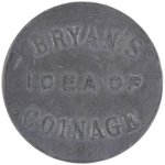 SATIRICAL BRYAN MONEY PAIR INCLUDING "FREE SILVER THE BRYAN IDEA."