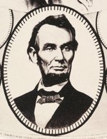 LINCOLN: ABOLISHMENT OF SLAVERY 13TH CONSTITUTIONAL AMENDMENT PHOTOGRAPH.