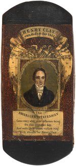 "HENRY CLAY CANDIDATE FOR 1844" CAMPAIGN STOGIE CASE HAKE #3019.