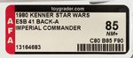 STAR WARS: THE EMPIRE STRIKES BACK - IMPERIAL COMMANDER 41 BACK-A 85 NM+.