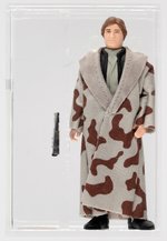 STAR WARS: RETURN OF THE JEDI - LOOSE ACTION FIGURE HAN SOLO (TRENCH COAT) AFA 90 NM+/MT.