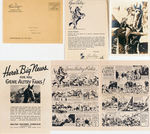 "GENE AUTRY FANS" ENVELOPE W/FAN PHOTO AND "BIG NEWS."