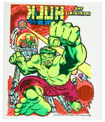 “THE AMAZING SPIDER-MAN/THE INCREDIBLE HULK” IRON ON TRANSFERS PAIR.