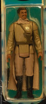 STAR WARS: THE POWER OF THE FORCE - LANDO CALRISSIAN (GENERAL PILOT) 92 BACK AFA 75 Y-EX+/NM.