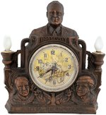 ROOSEVELT, JOHNSON & PERKINS PROHIBITION ERA CLOCK.