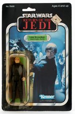 STAR WARS: RETURN OF THE JEDI - LUKE SKYWALKER (JEDI KNIGHT) 65 BACK-B CARDED ACTION FIGURE.