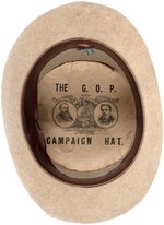 HARRISON & REID JUGATE 1892 CAMPAIGN TOP HAT.