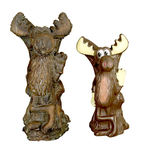 BULLWINKLE COPPER BANK MOLD AND VINYL BANK.