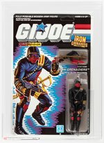 G.I. JOE: A REAL AMERICAN HERO - IRON GRENADIERS SERIES 7/34 BACK AFA 85 NM+.