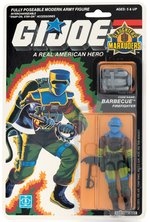 G.I. JOE: A REAL AMERICAN HERO - BARBEQUE (SLAUGHTER'S MARAUDERS) SERIES 8/34 BACK CARDED ACTION FIGURE.