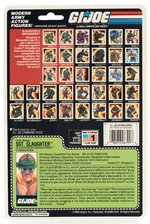 G.I. JOE: A REAL AMERICAN HERO - SGT. SLAUGHTER (SLAUGHTER'S MARAUDERS) SERIES 8/34 BACK CARDED ACTION FIGURE.