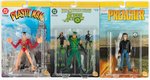DC DIRECT LOT OF 5 CARDED SUPER-HERO ACTION FIGURES.