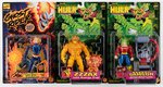 TOY BIZ MARVEL LOT OF 6 CARDED ACTION FIGURES - X-FORCE (4X), GHOST RIDER, INCREDIBLE HULK (2X).