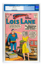 SUPERMAN'S GIRLFRIEND LOIS LANE CGC LOT OF TWO.