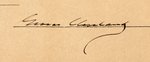 GROVER CLEVELAND POSTMASTER APPOINTMENT DOCUMENT SIGNED AS PRESIDENT.