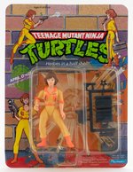 TEENAGE MUTANT NINJA TURTLES - APRIL O'NEIL SERIES 1/44 BACK CARDED ACTION FIGURE.