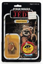 STAR WARS: RETURN OF THE JEDI - WICKET W. WARRICK 79 BACK-B CARDED ACTION FIGURE.