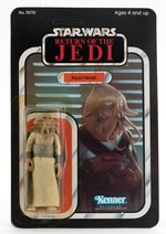 STAR WARS: RETURN OF THE JEDI - SQUID HEAD 65 BACK-B CARDED ACTION FIGURE (TSUKUDA STICKER).