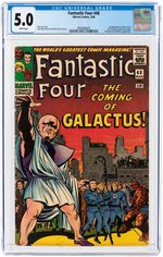 FANTASTIC FOUR #48 MARCH 1966 CGC 5.0 VG/FINE (FIRST SILVER SURFER & GALACTUS).