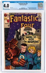 FANTASTIC FOUR #45 DECEMBER 1965 CGC 4.0 VG (FIRST LOCKJAW & INHUMANS).